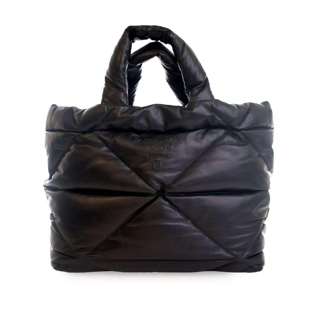 Prada Large Quilted Nappa Padded Tote