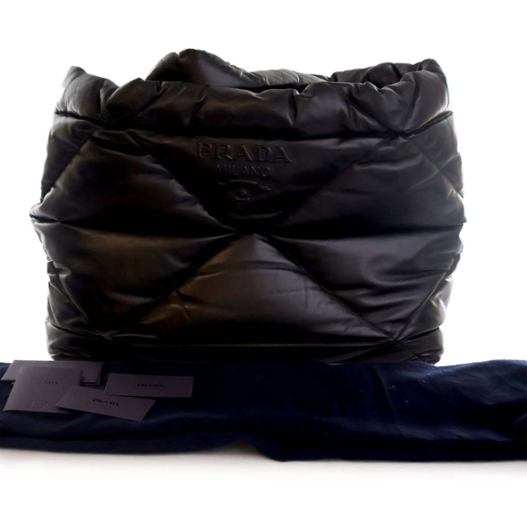 Prada Large Quilted Nappa Padded Tote - Image 17