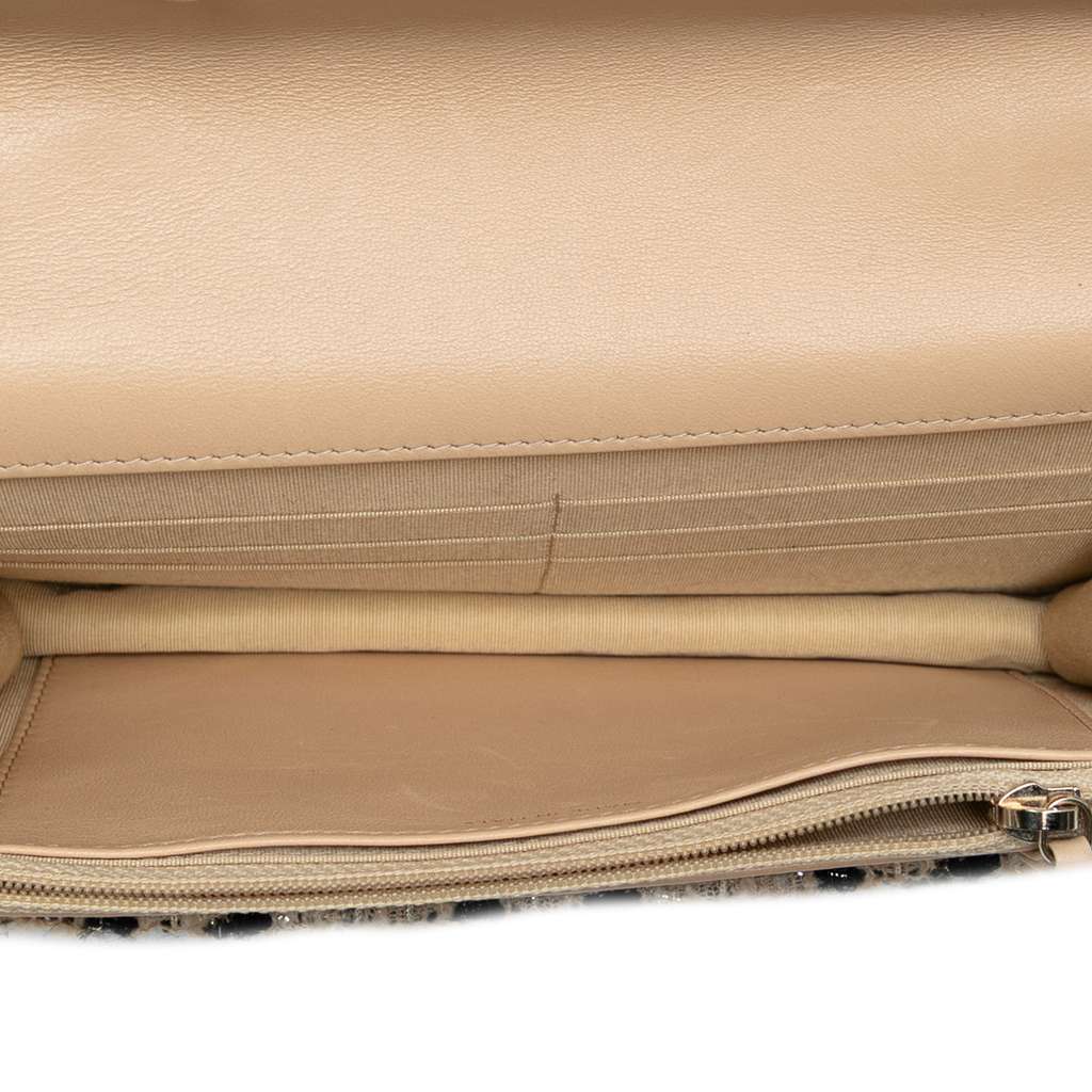 Chanel Houndstooth Tweed 19 Wallet On Chain - 4