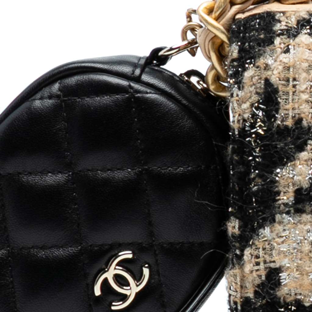 Chanel Houndstooth Tweed 19 Wallet On Chain - Detail 2