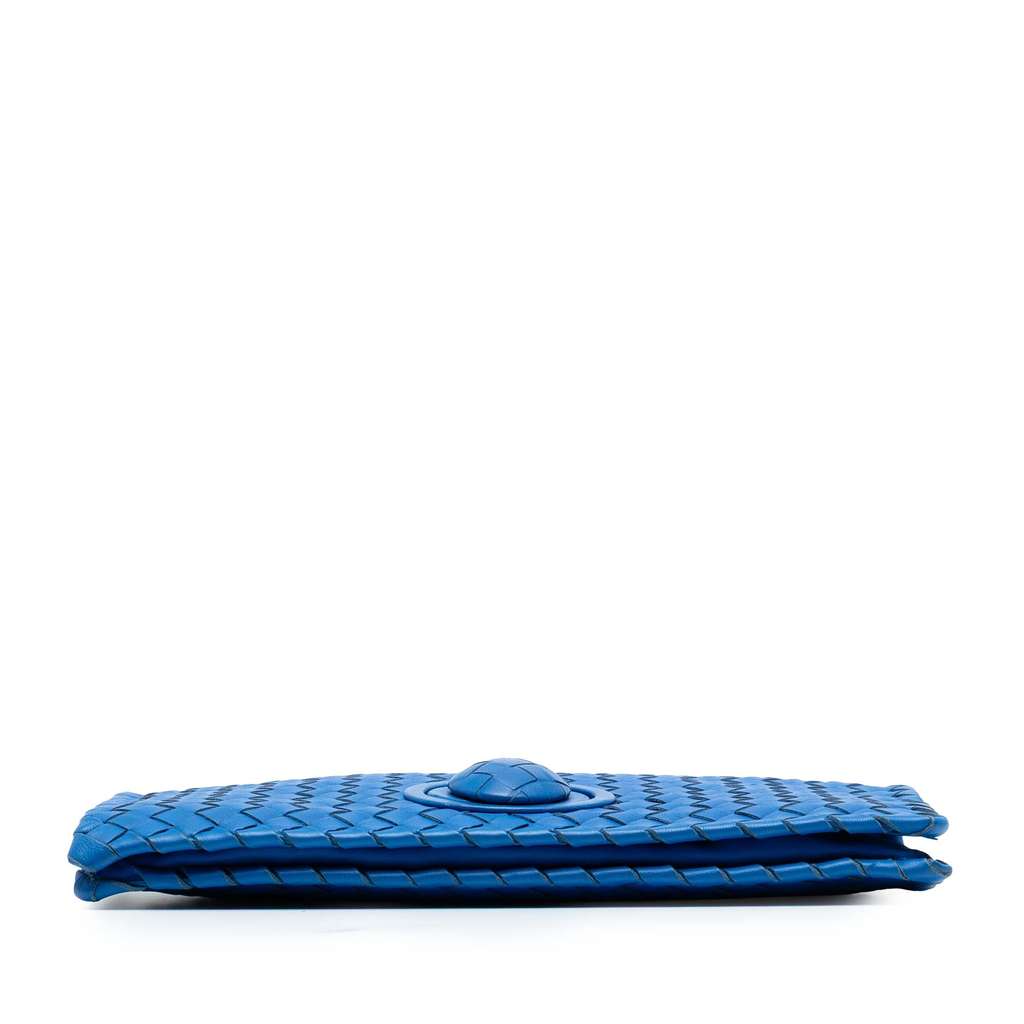 Bottega Veneta Nappa Intrecciato Turn Lock Clutch - Image 6