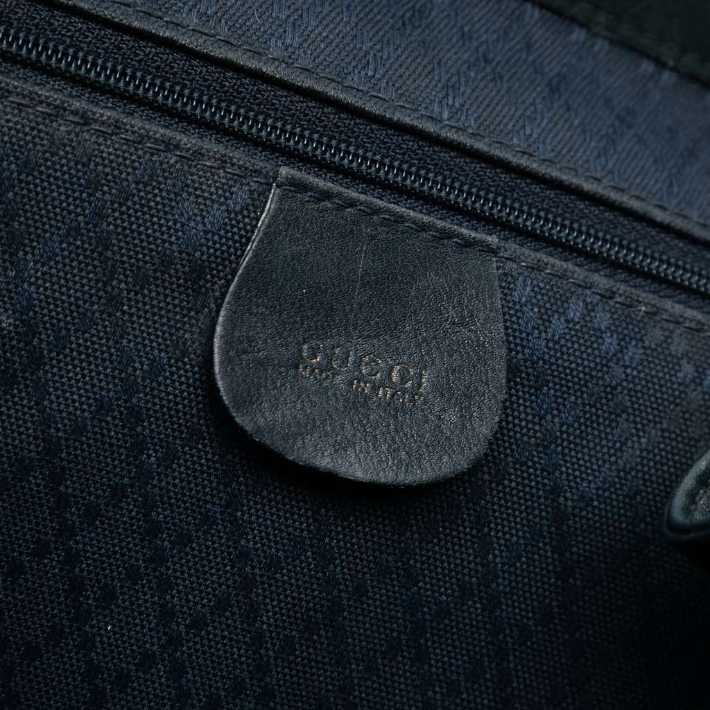 Gucci Calfskin Bamboo Drawstring Backpack - Side view