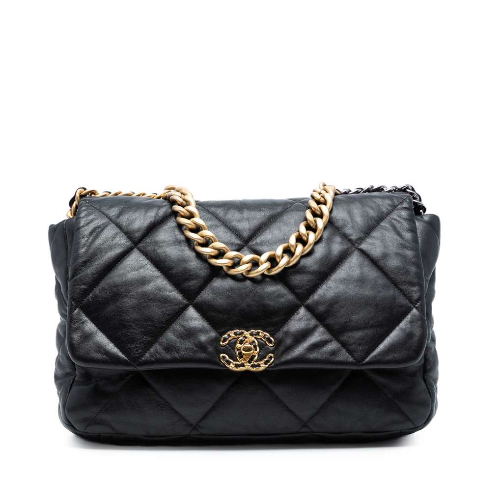 Chanel Maxi Lambskin 19 Flap