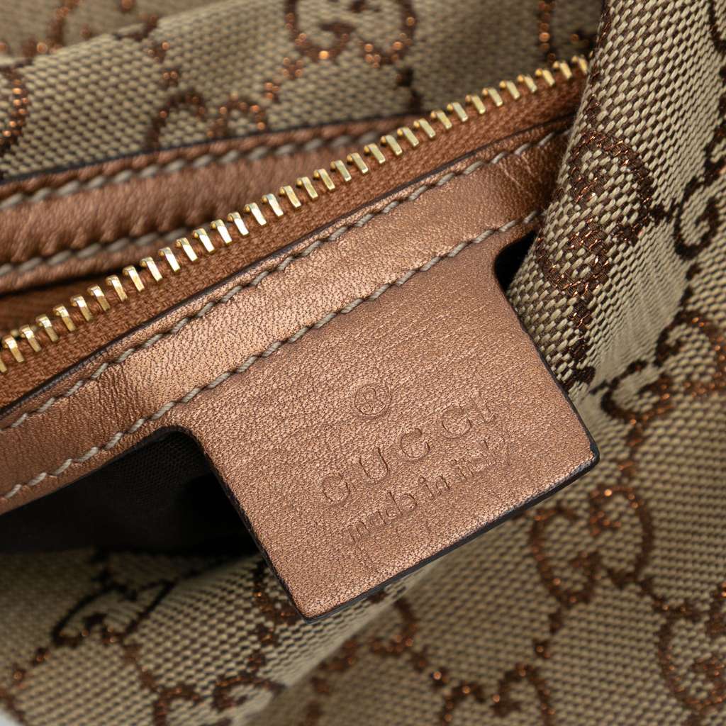 Gucci Medium GG Canvas Twins Hobo - Side view