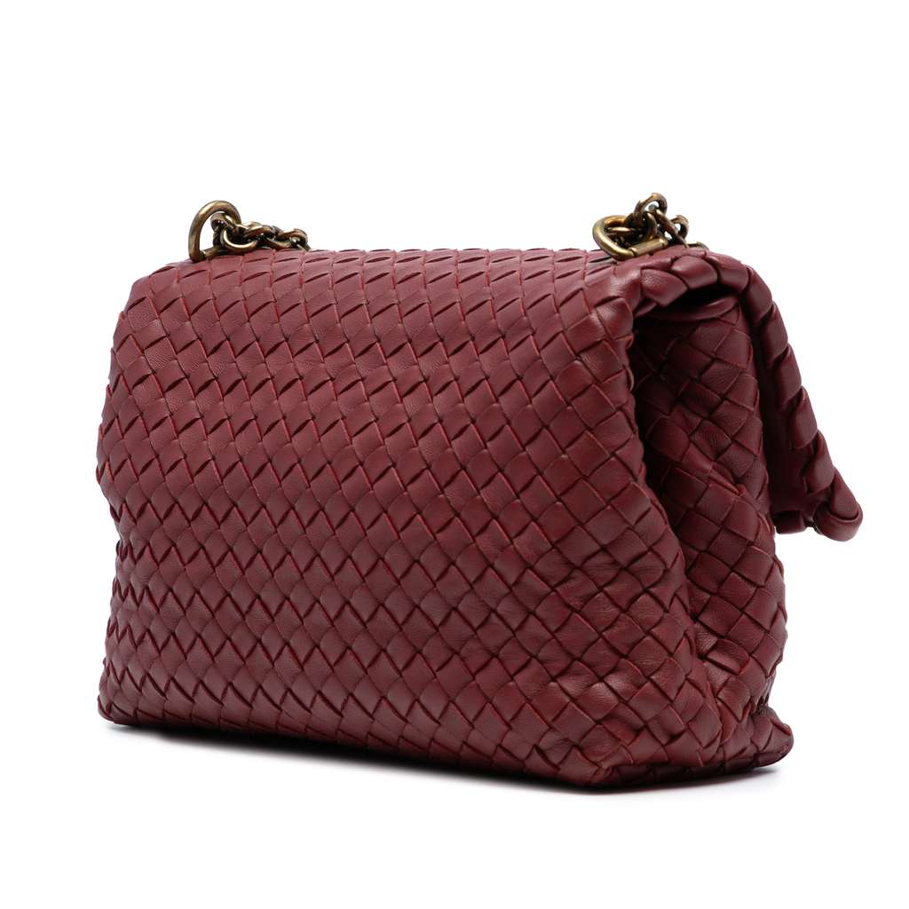 Bottega Veneta Small Nappa Intrecciato Olimpia Shoulder Bag - 2