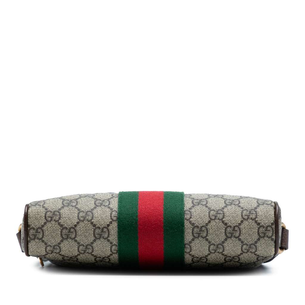 Gucci Small GG Supreme Web Ophidia Messenger Bag - Image 6