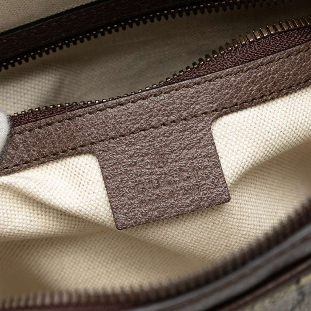 Gucci Small GG Supreme Web Ophidia Messenger Bag - Side view