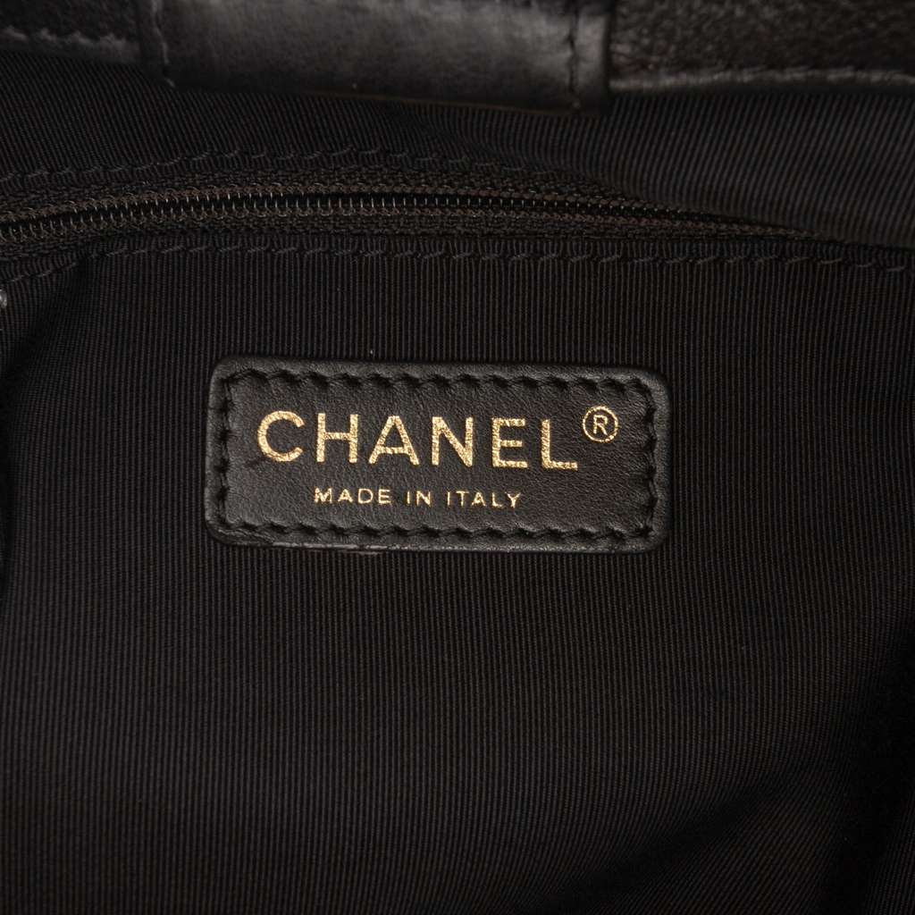 Chanel Small Quilted Calfskin Chain Me Tote - Side view