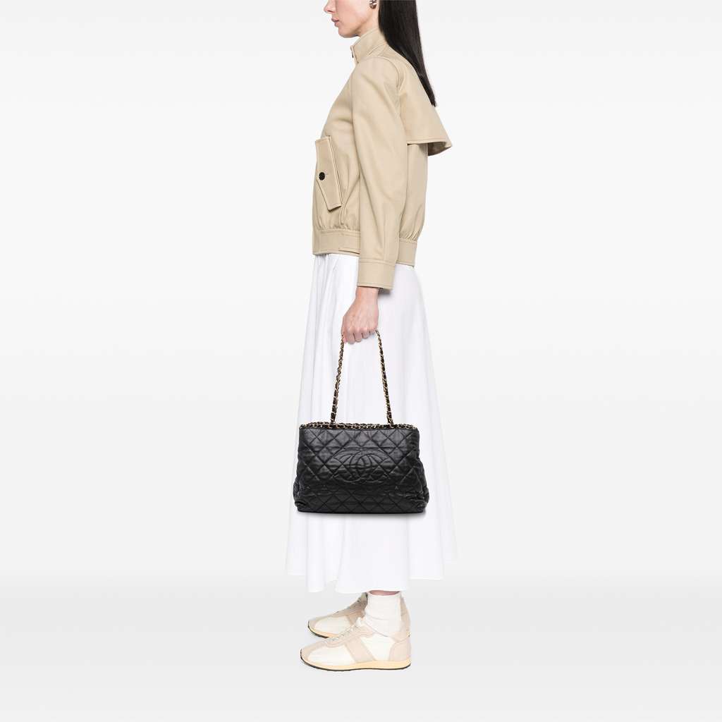 Chanel Small Quilted Calfskin Chain Me Tote - Image 12