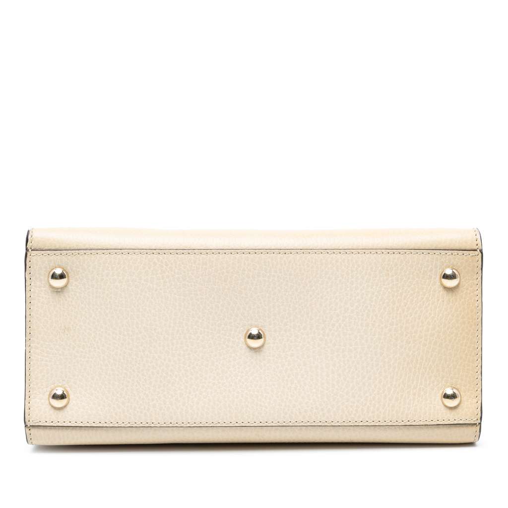 Gucci Medium Dollar Calf Soho Top Handle Convertible Tote - Image 6