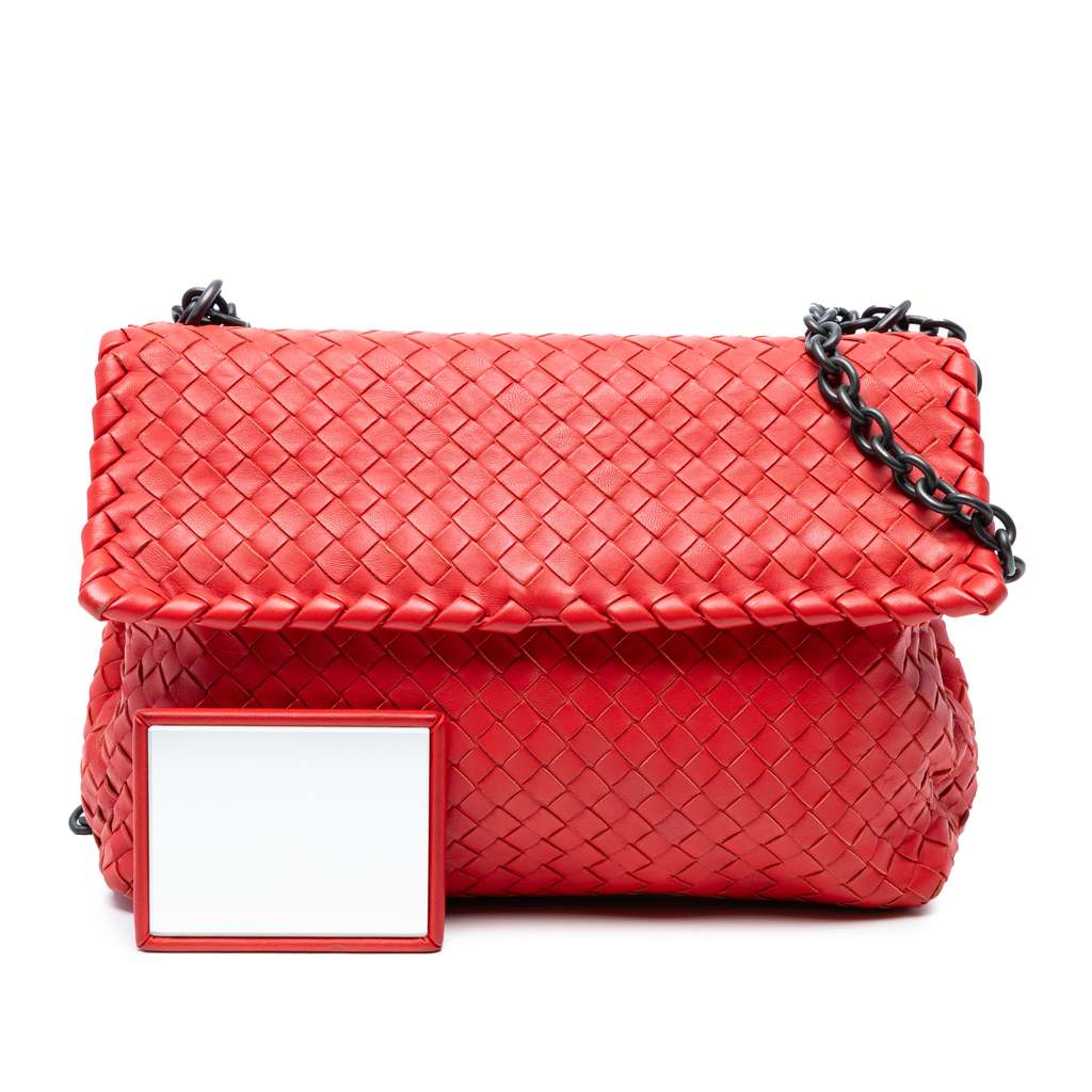 Bottega Veneta Medium Nappa Intrecciato Olimpia Shoulder Bag - Detail 2