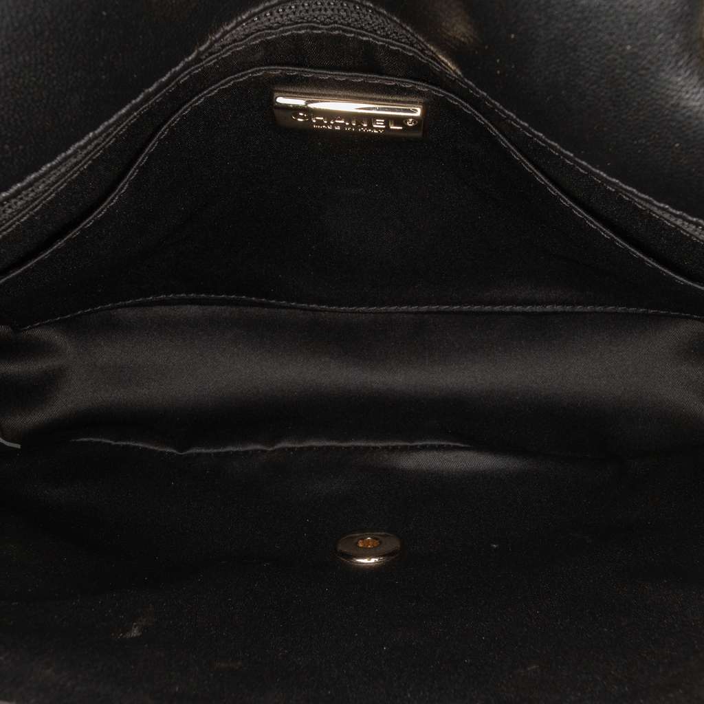 Chanel Medium Sequined Calfskin Single Flap - 4