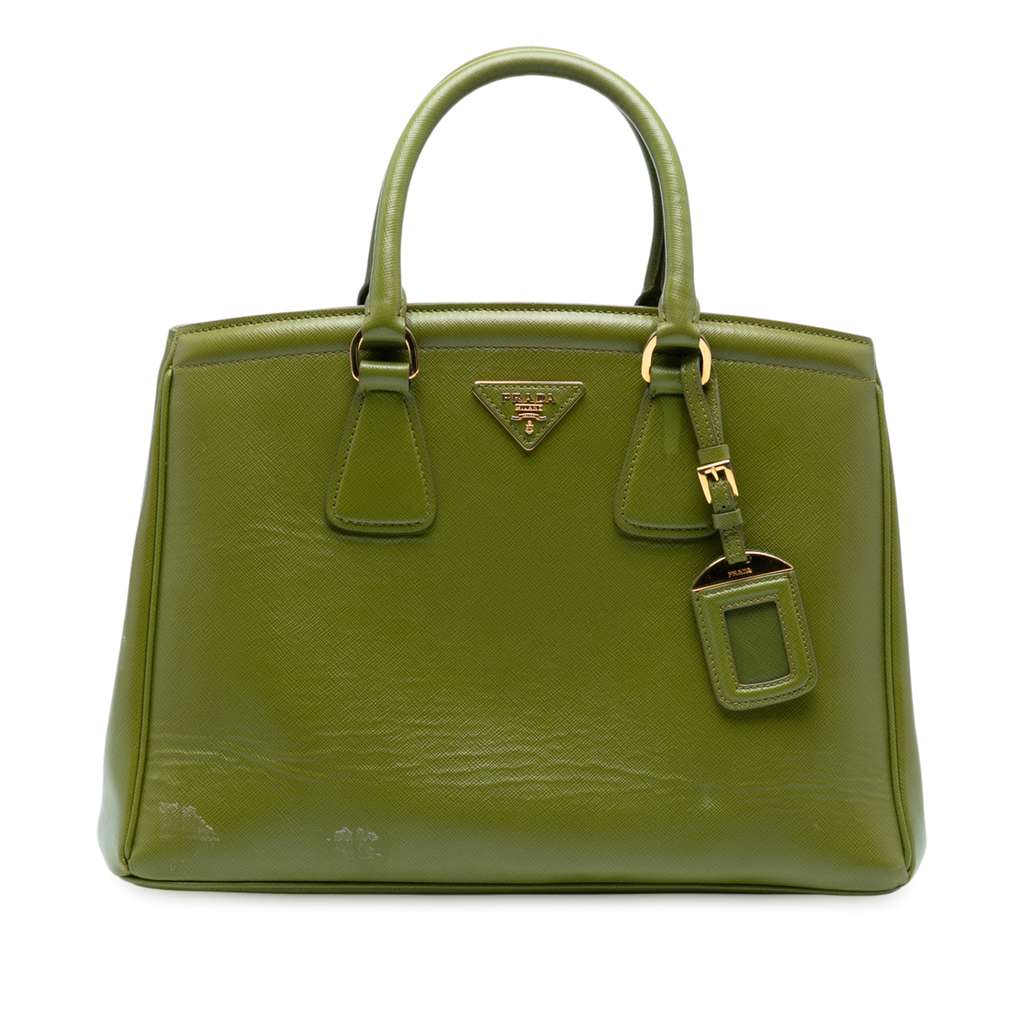 Prada Saffiano Vernice Parabole Tote