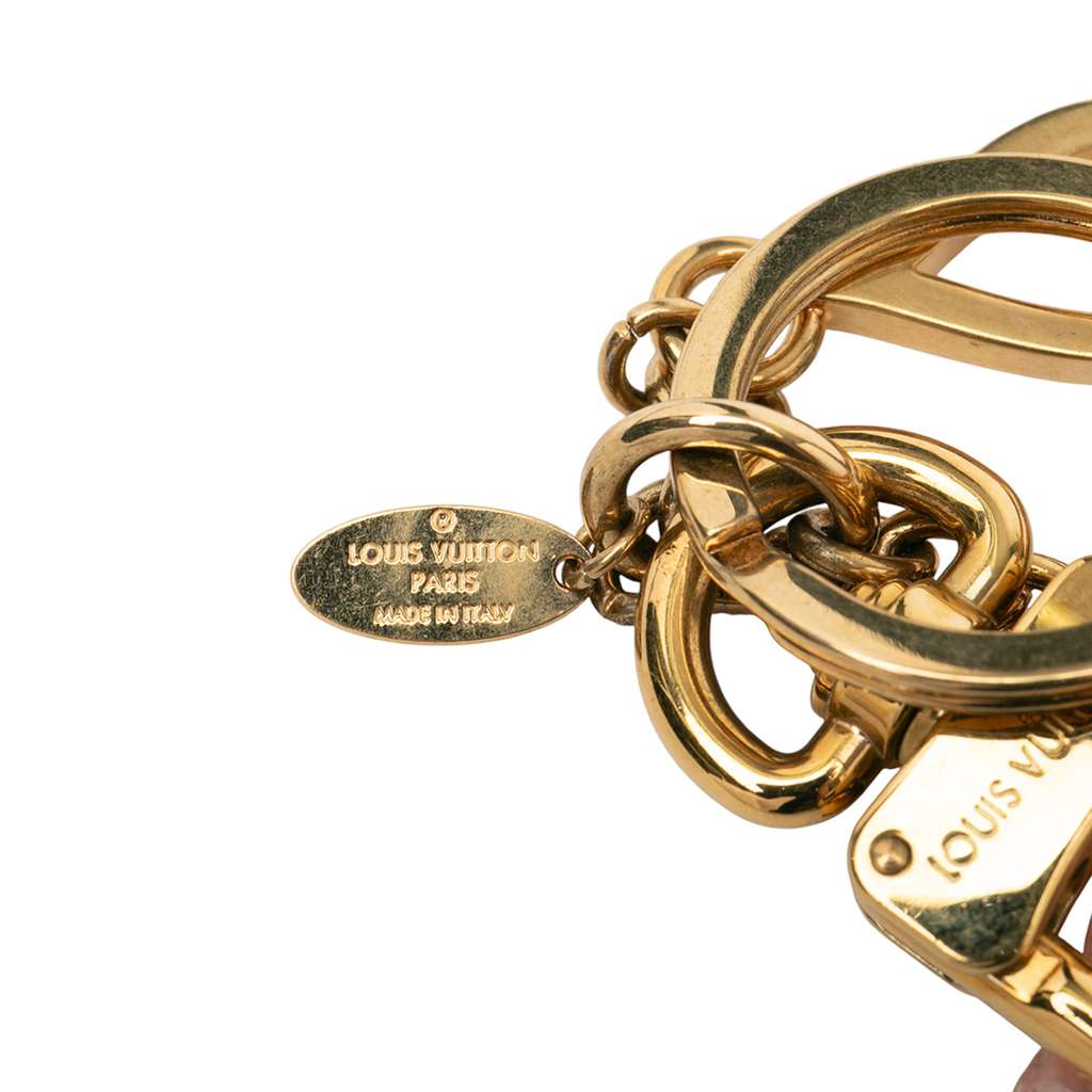Louis Vuitton Gold Plated Colorline Bag Charm and Key Holder - 4