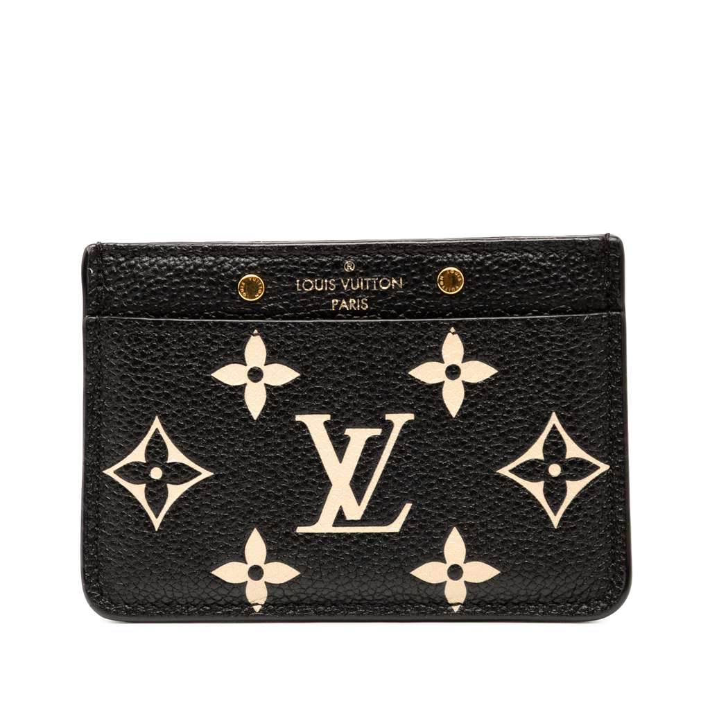Louis Vuitton Bicolor Monogram Empreinte Card Holder