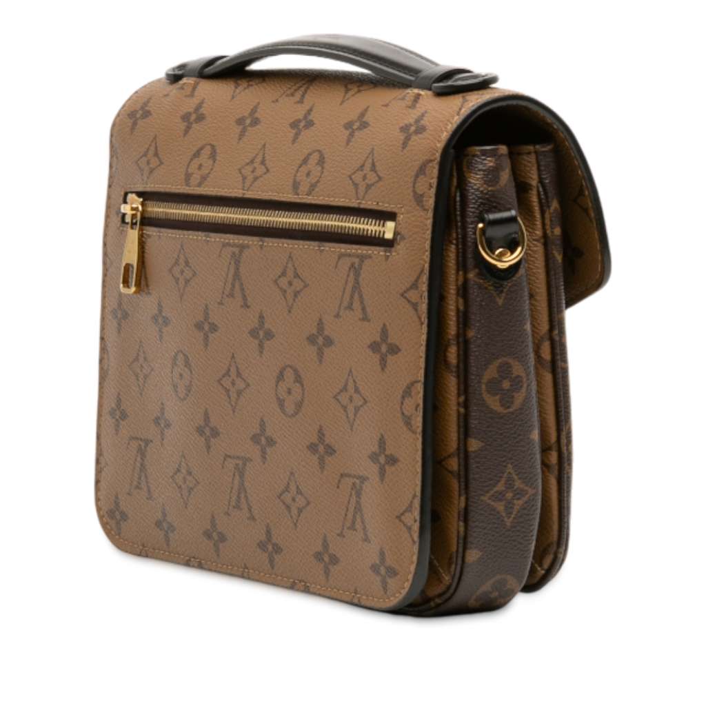 Louis Vuitton Monogram Reverse Pochette Metis - Back view