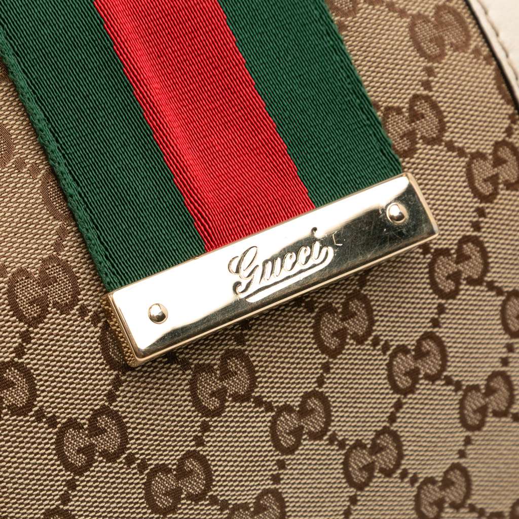 Gucci GG Canvas Web New Ladies Tote - Detail 2