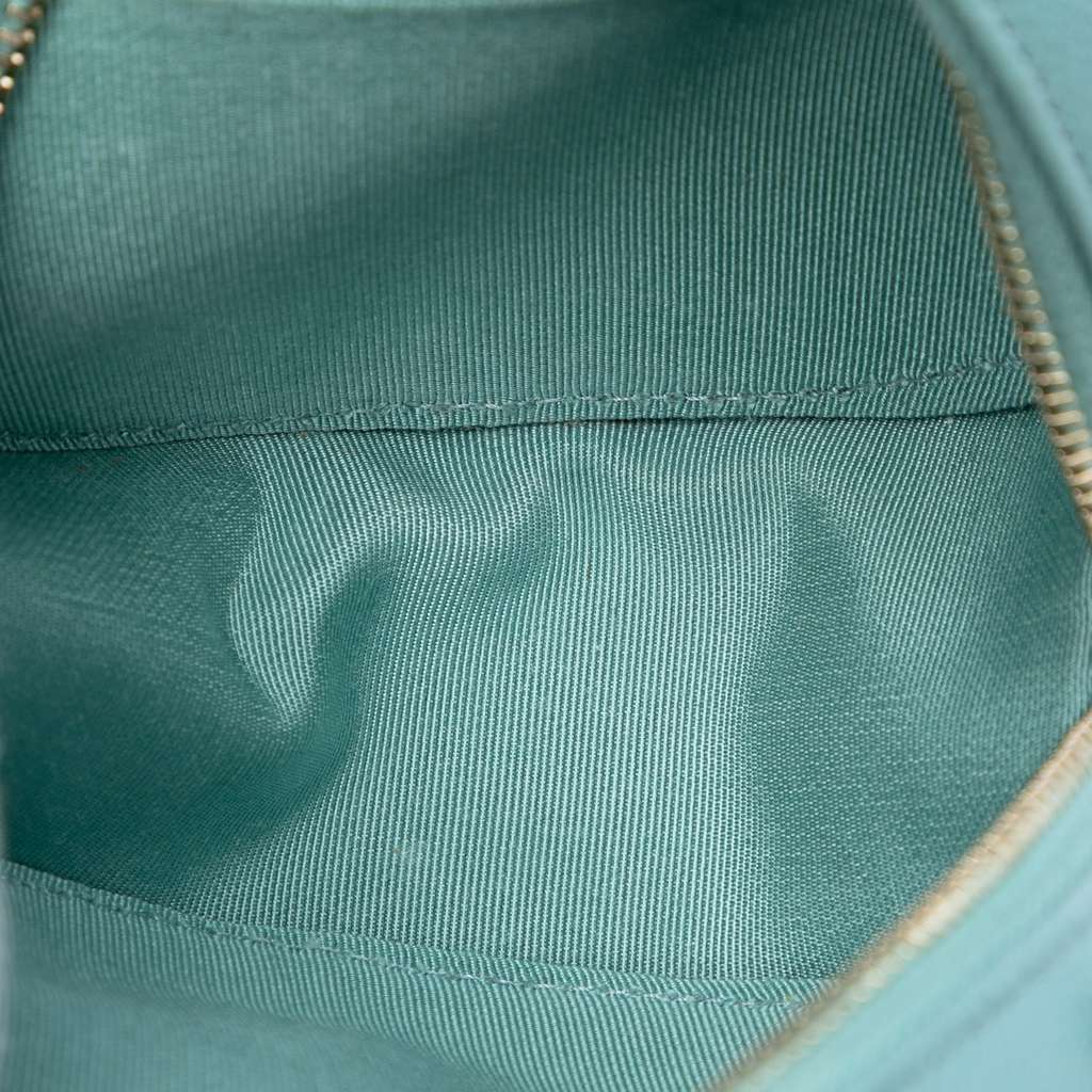 Chanel CC Quilted Caviar Round Clutch With Chain - 4