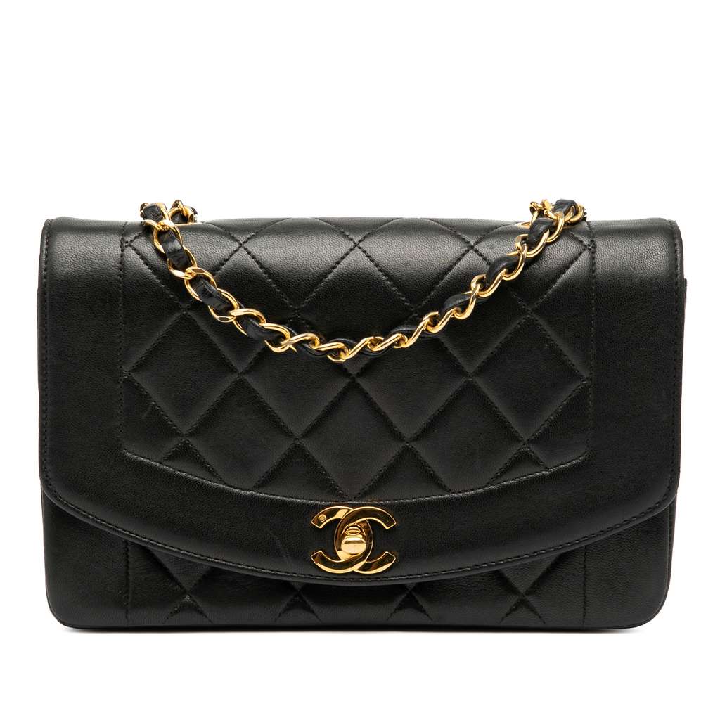 Chanel Small Lambskin Diana Flap