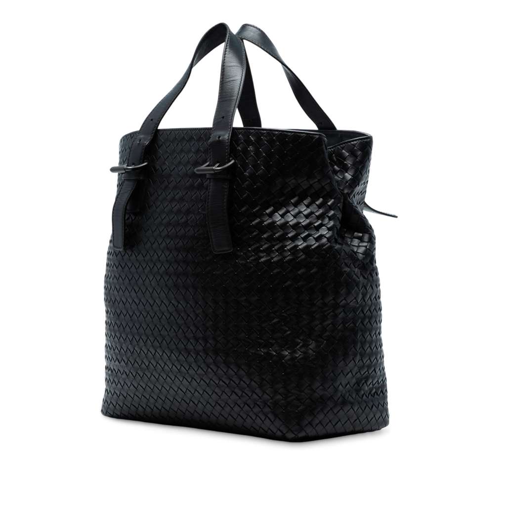 Bottega Veneta Nappa Intrecciato Belted Tote - Back view