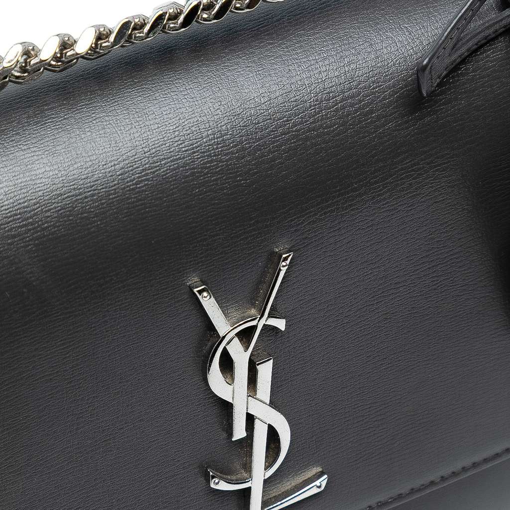 Saint Laurent Medium Smooth Leather Monogram Sunset Crossbody - Detail 1