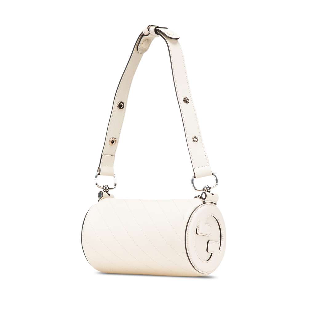 Gucci Mini Leather Blondie Barrel Shoulder Bag - 2