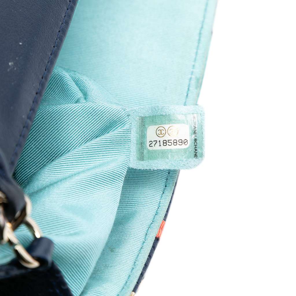 Chanel New Mini Coco Pleats Perforated Calfskin Single Flap - Side view