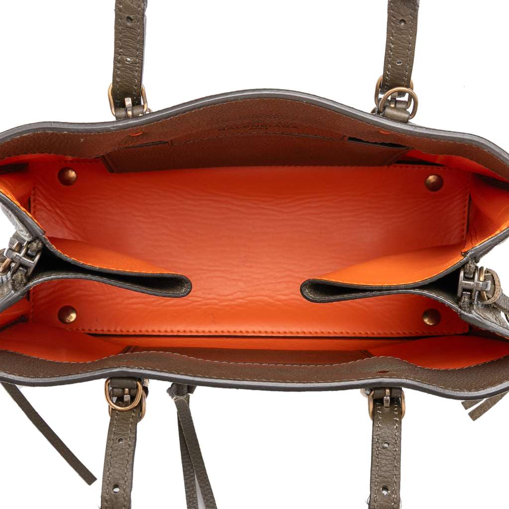 Balenciaga Veau Papier A6 Zip Around Satchel - 4