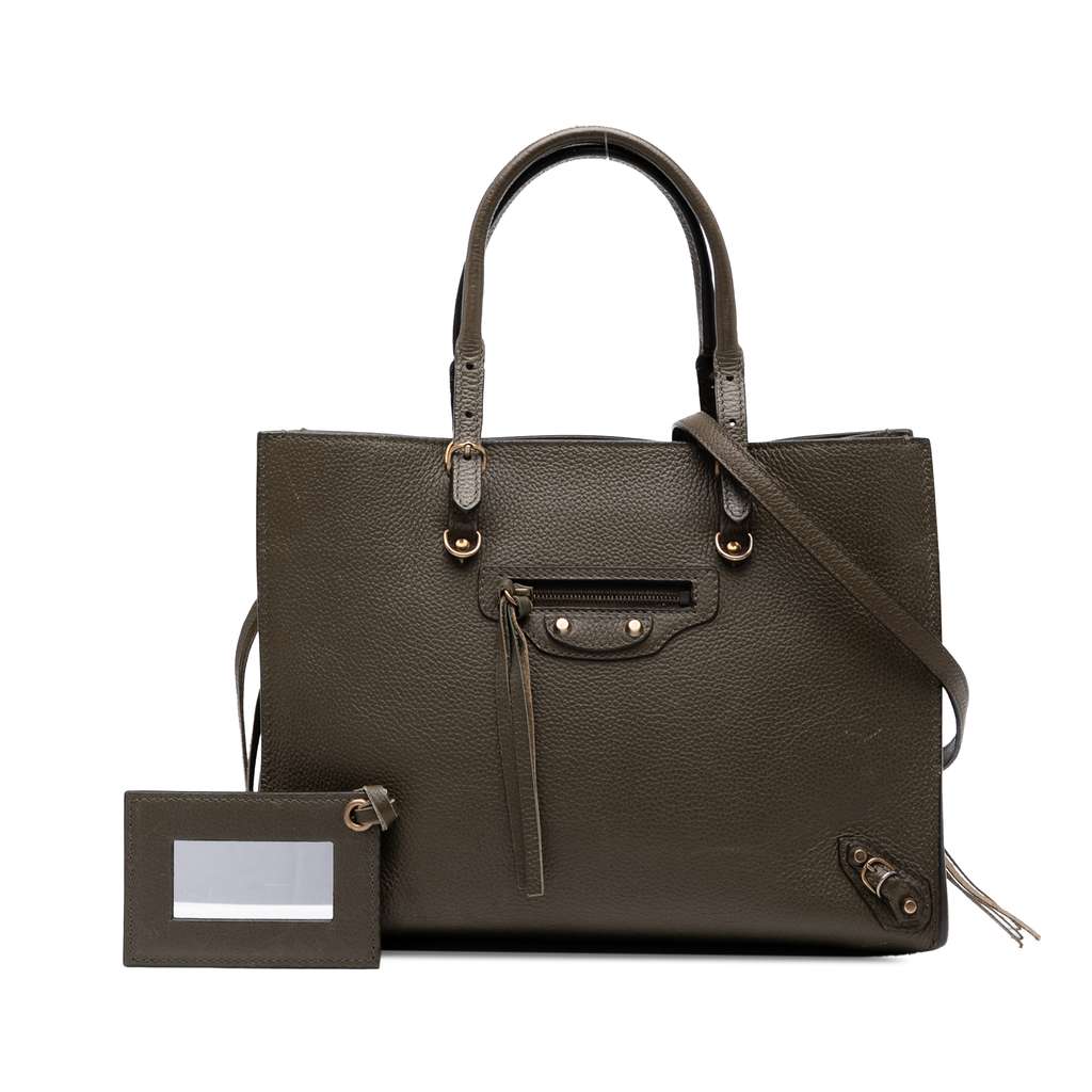 Balenciaga Veau Papier A6 Zip Around Satchel - Image 10