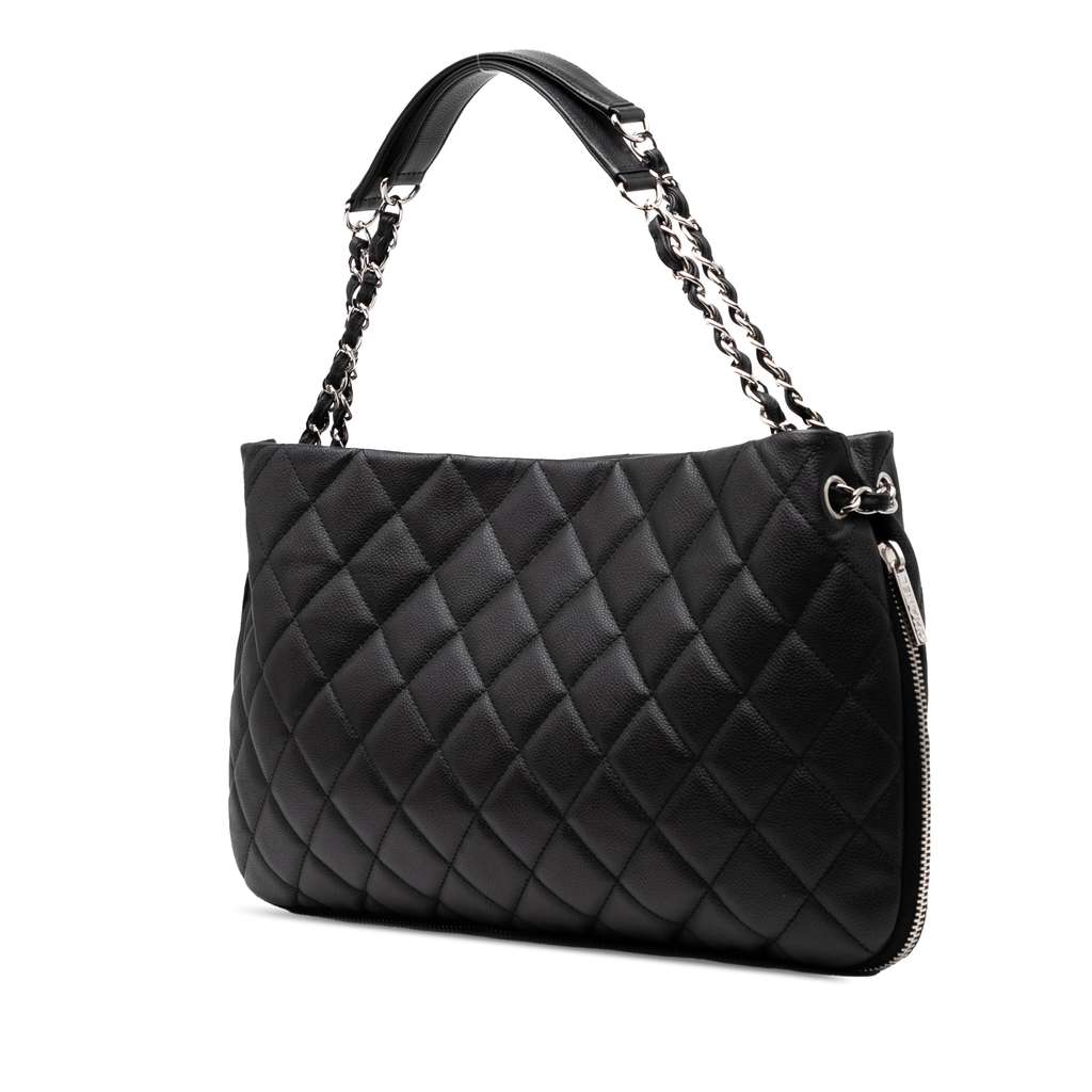 Chanel CC Quilted Caviar Expandable Tote - 2