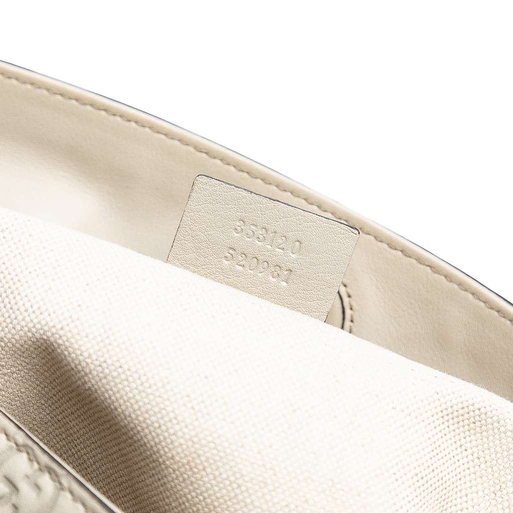 Gucci Medium Guccissima Bree Fold Over Tote - Side view