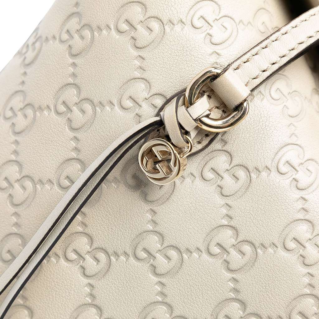 Gucci Medium Guccissima Bree Fold Over Tote - Detail 1