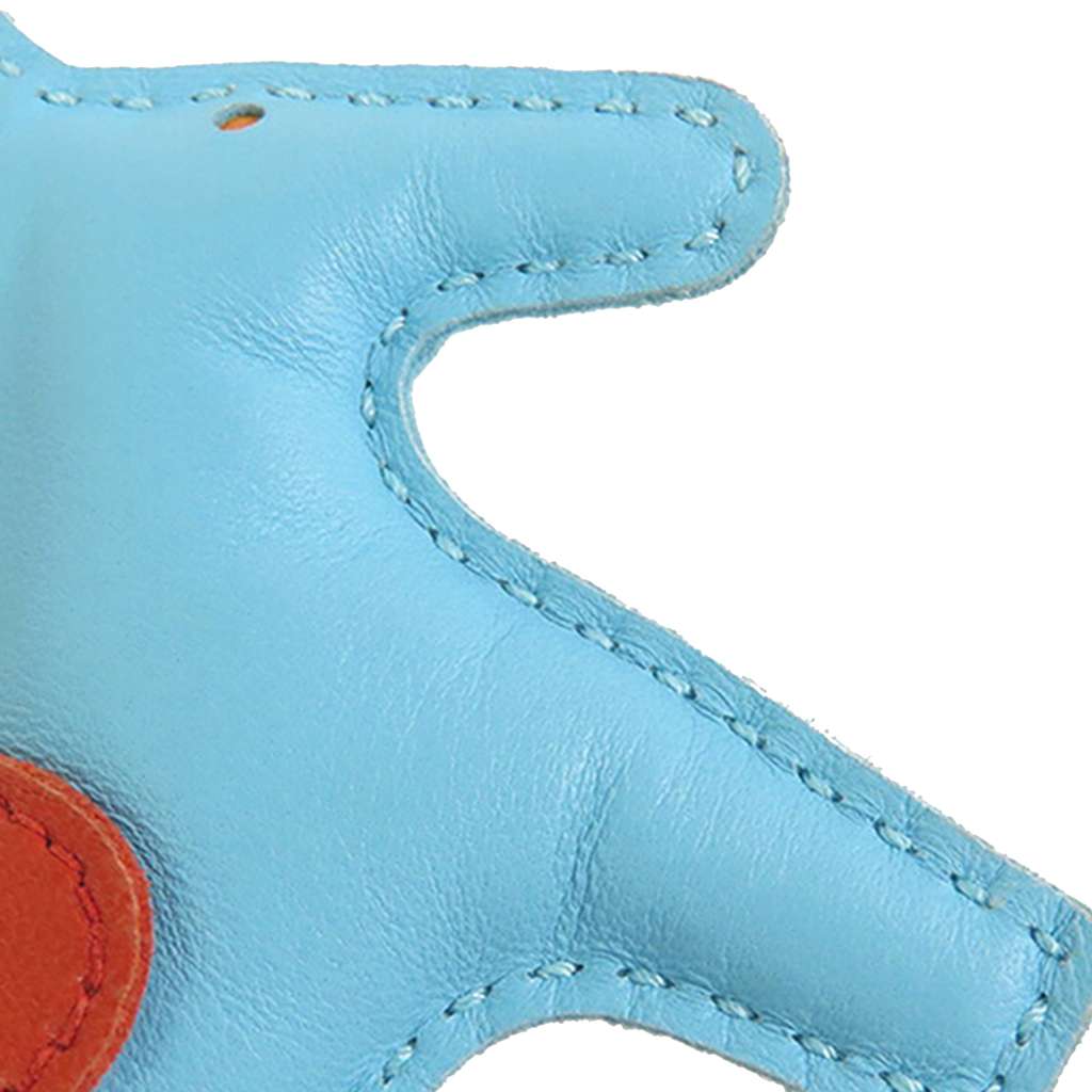 Hermès Milo Lambskin Grigri Rodeo Horse Bag Charm PM - Side view