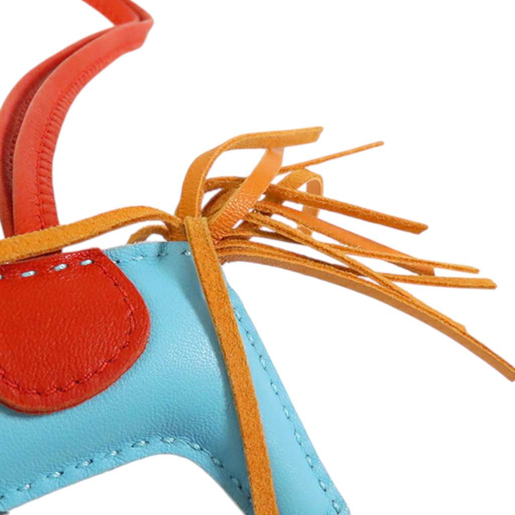 Hermès Milo Lambskin Grigri Rodeo Horse Bag Charm PM - Detail 1