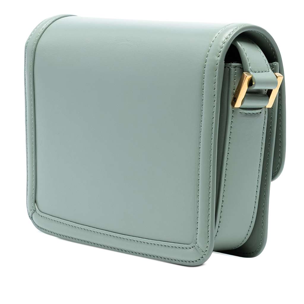 Saint Laurent Small Calfskin Solferino Satchel In Box - Back view