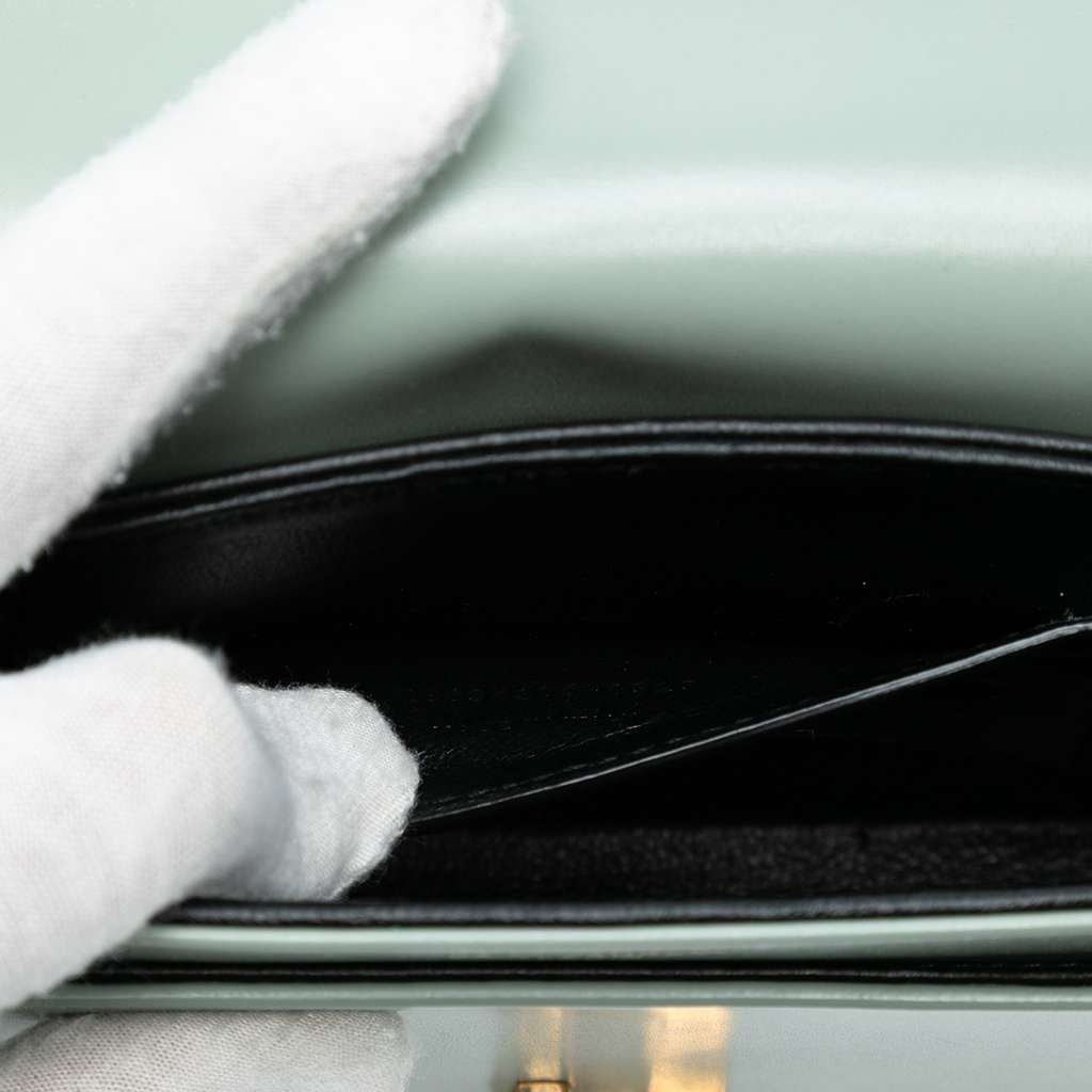 Saint Laurent Small Calfskin Solferino Satchel In Box - Side view