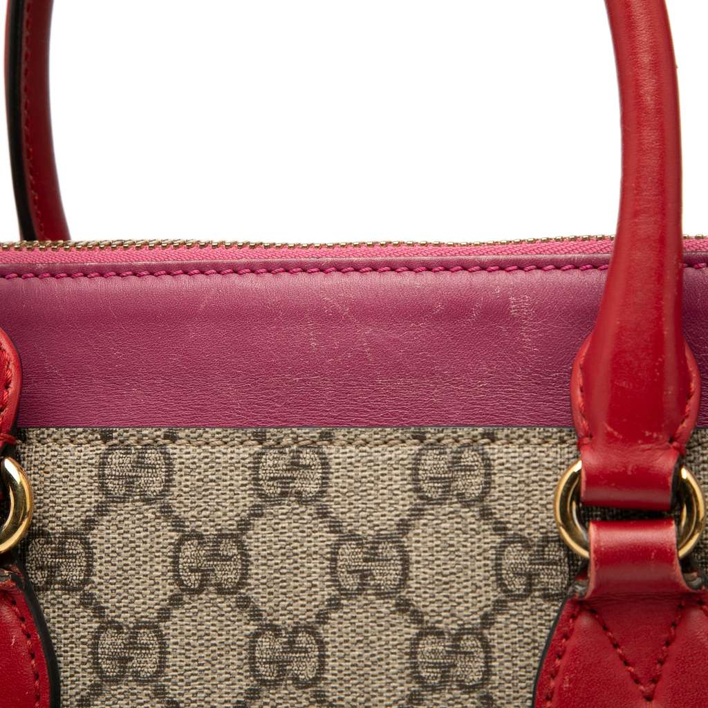 Gucci GG Supreme Linea A Satchel - Image 10