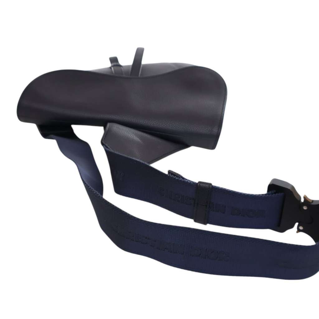 Dior Grained Calfskin Saddle Crossbody - Image 14