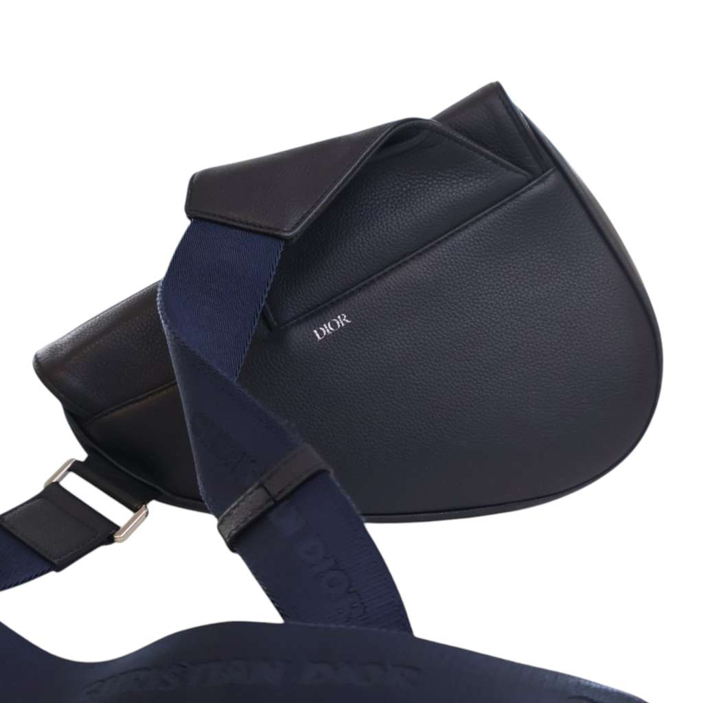 Dior Grained Calfskin Saddle Crossbody - Image 6