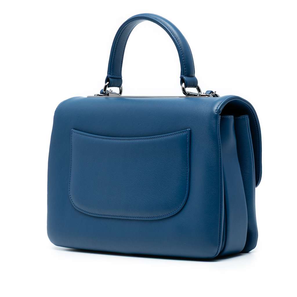 Chanel Medium Lambskin Trendy CC Top Handle Bag - Back view