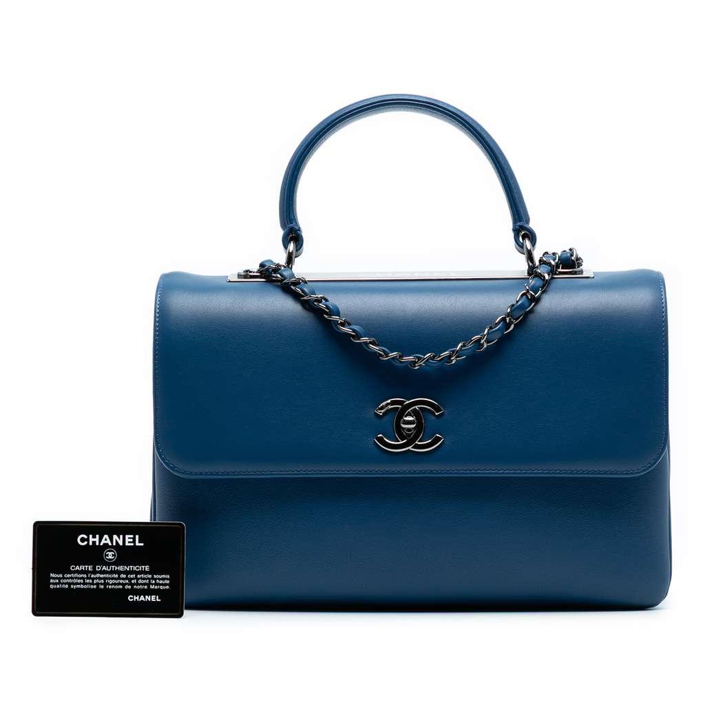 Chanel Medium Lambskin Trendy CC Top Handle Bag - Image 10
