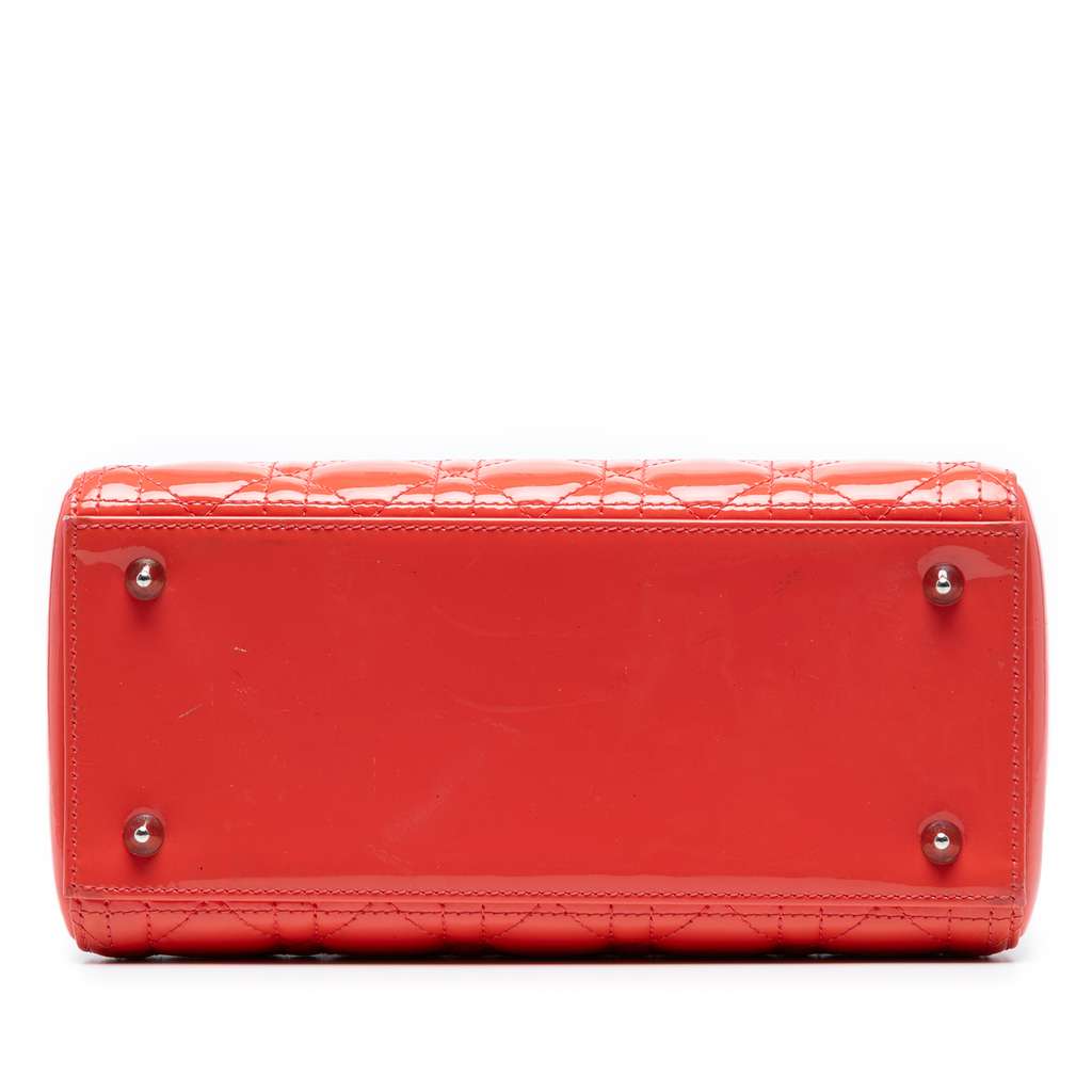 Dior Medium Patent Cannage Lady Dior - Image 6