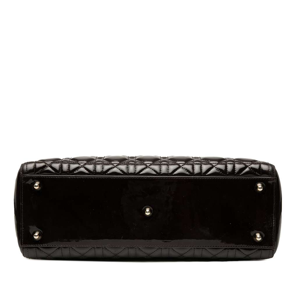 Dior Large Patent Cannage Lady Dior - Image 6