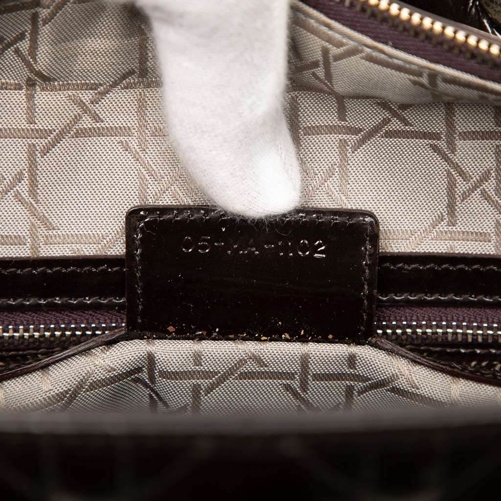 Dior Large Patent Cannage Lady Dior - Detail 1