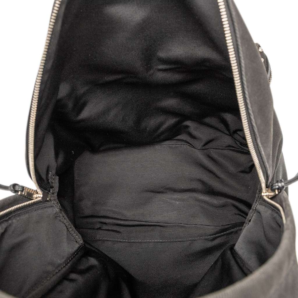 Saint Laurent Studded Canvas City Backpack - 4