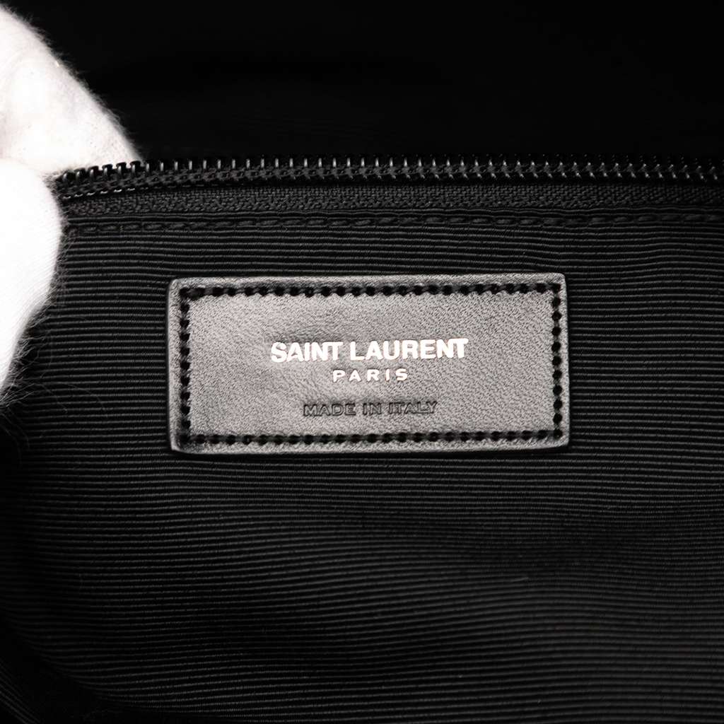 Saint Laurent Studded Canvas City Backpack - 5