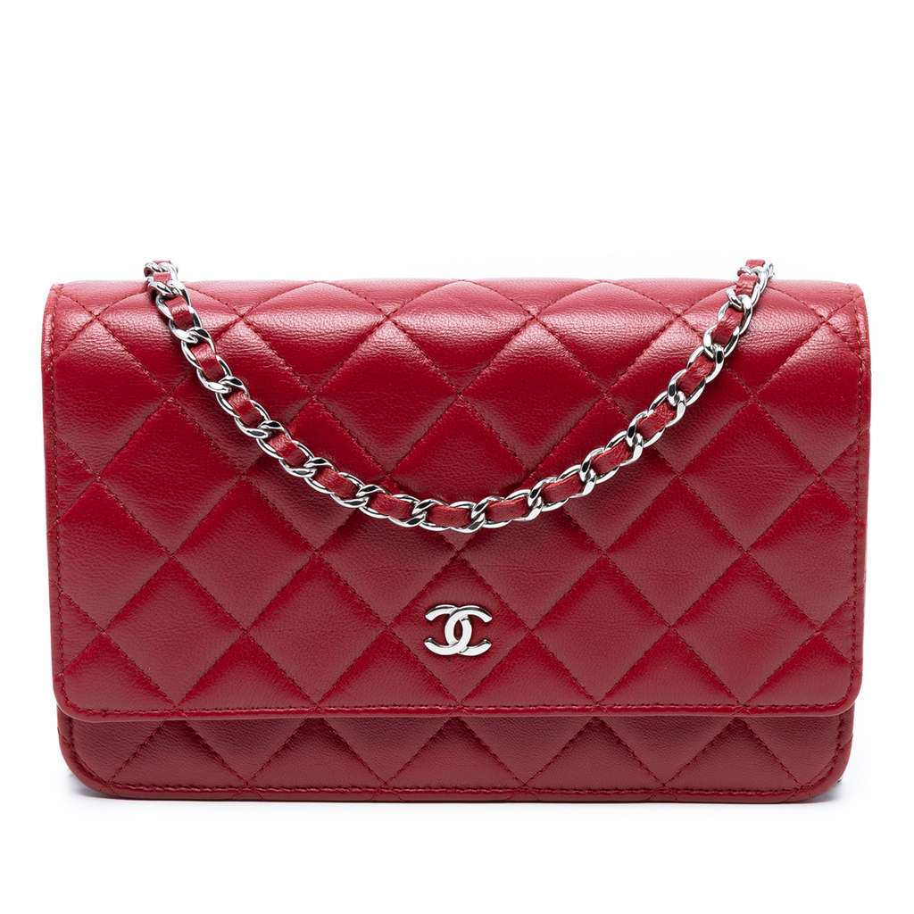 Chanel CC Quilted Lambskin Wallet on Chain