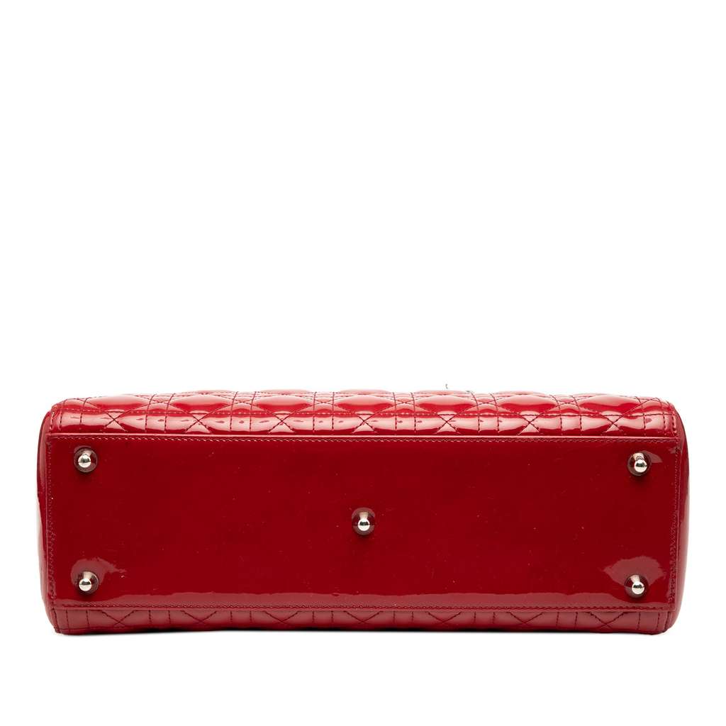 Dior Large Patent Cannage Lady Dior - Image 6