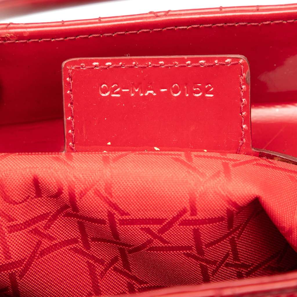 Dior Large Patent Cannage Lady Dior - Detail 1