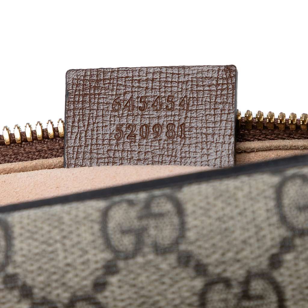 Gucci Small GG Supreme Horsebit 1955 Crossbody - Detail 1